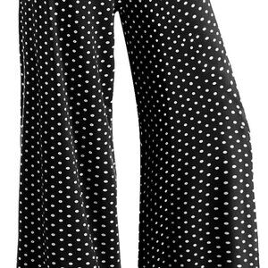 Women's Stretchy Wide Leg Palazzo Lounge Pants Casual Comfy High Waist Palazzo P